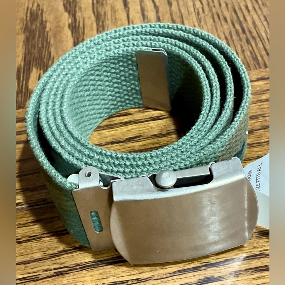 Canvas camouflage belt adjustable size